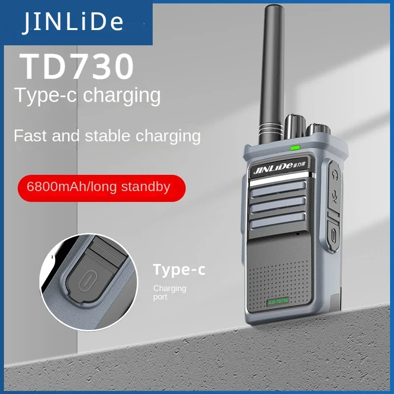 Jinlid professional walkie-talkie ,TD730 wireless transmitter, civil, construction site, outdoor，camping