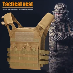 JPC Chaleco táctico MOLLE impermeable para exteriores