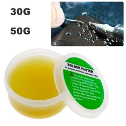 Colophane sans plomb, pâte à souder respectueuse mentalement, circuit imprimé de soudage au flux, pièces électriques, outil de réparation de soudage, 30g, 50g