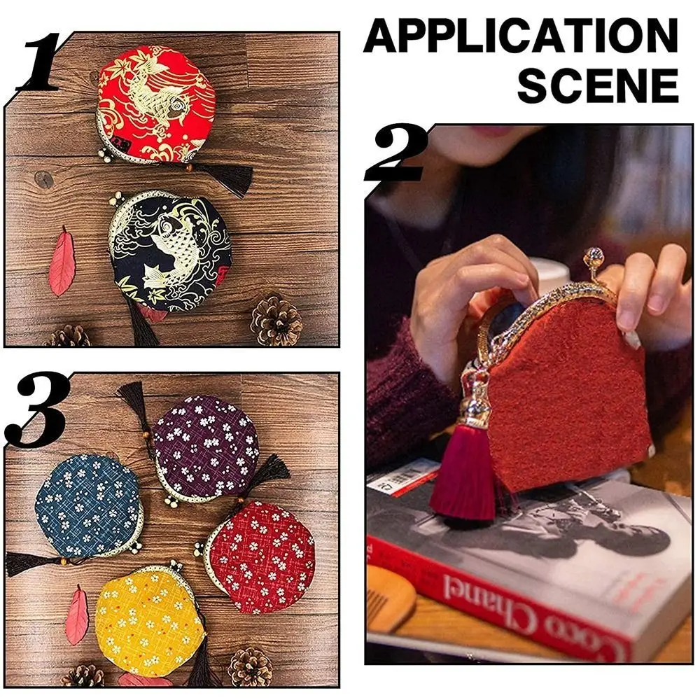 Мини-металлическая рамка для кошелька, сумка с застежкой-поцелуем, фурнитура, винтажная сумка, застежка-поцелуй, застежка для кошелька, рамка для рукоделия