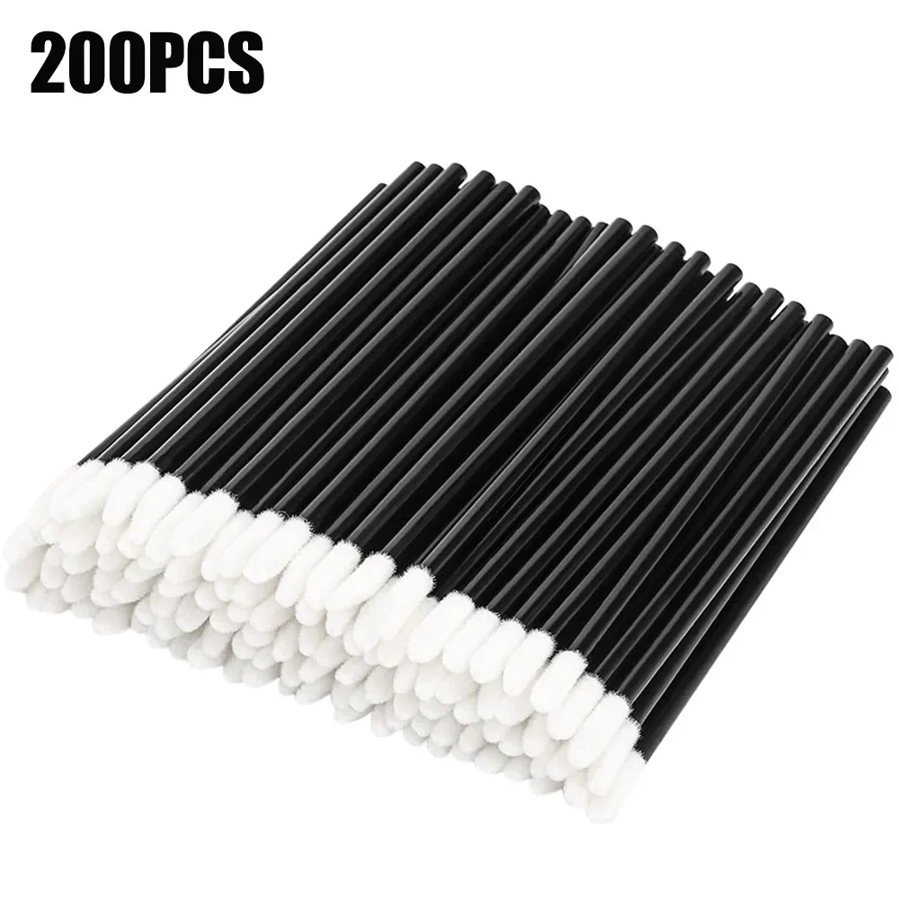 Aplicadores de varitas para labios, pinceles desechables para lápiz labial, aplicador de máscara, varitas brillantes, herramienta de extensión de pestañas, 100/200 Uds.