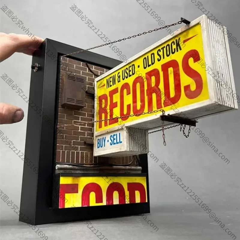 For Record Store Retro Wall Lights