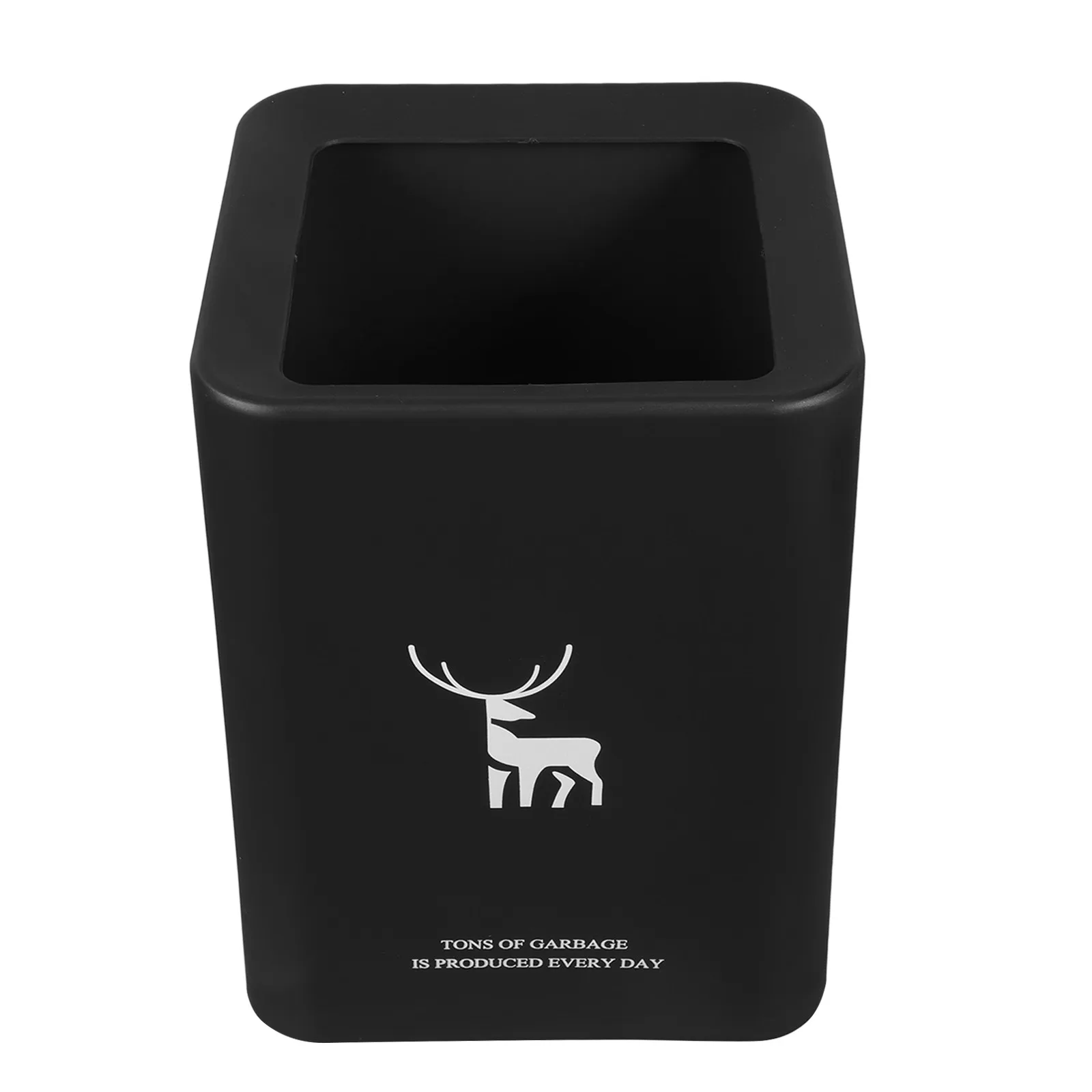 Modern Slim Profile Trash Can for Kitchen Bathroom Under Sink Space Efficient Plastic Waste Basket Medium Capacity Garbage Bin