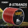 Noeby-編組釣り糸,PE,x8ストランド,スーパーテンション,耐摩耗性,滑らか,マルチフィラメント色,1〜132ポンド,1000m 1