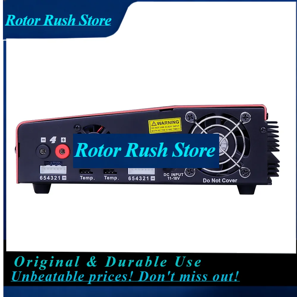 RoRuSEV-PEAK CQ3 100Wx4 10A 1-6S Balance Charger With JST_XH Adapter Board For LiPo LiFe NiMH NiCd Battery