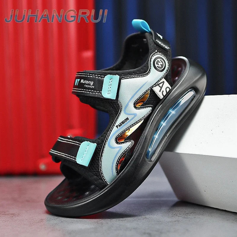 

Kids Sandals Summer Breathable Comfortable Anti-slip Wear-resistant Fashionable Versatile Suitable Beach Sandals for Childrens