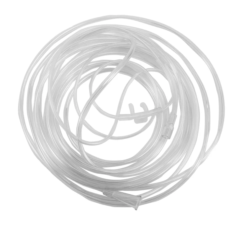 5 ชิ้น 6 เมตร Double Hole Soft Nasal Oxygen Tube จมูกออกซิเจน Cannula Nasal Tube เหมาะสําหรับออกซิเจน Gener