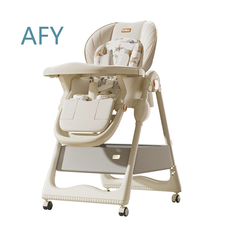 Foldable Portable Baby High Chair for Infants Toddlers with Adjustable Tray Multi Functional Dining Seat for Home Use for