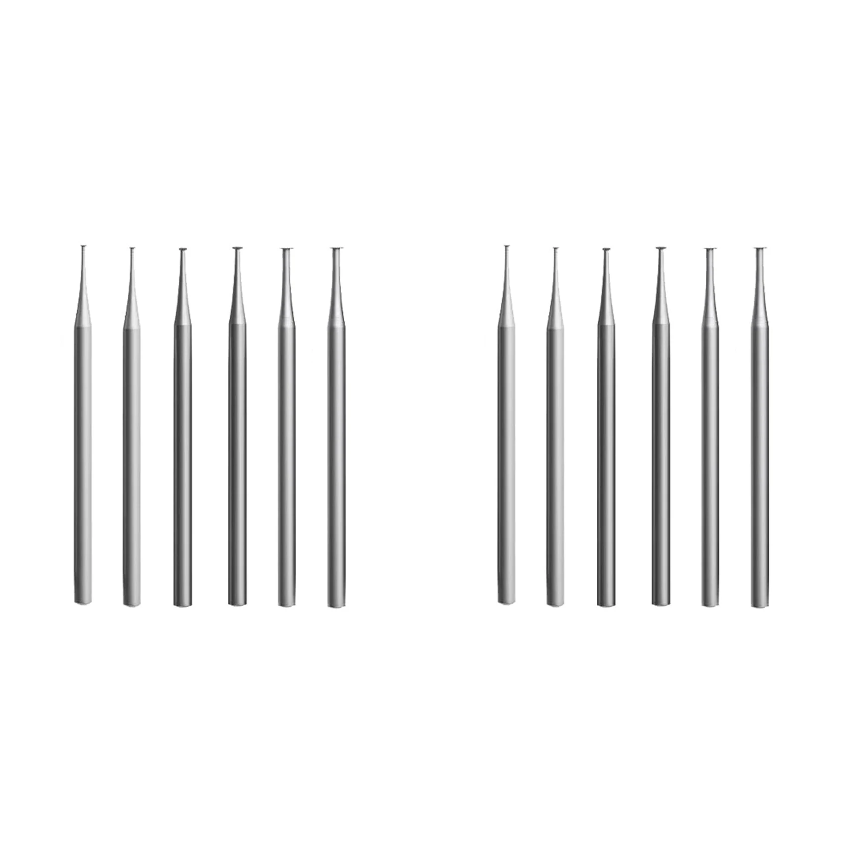 AB06 12X T Shape Knife Edge Cut Lentil Burr-3/32 Inch Shank Channel Setting Cutting Burs Jewelry Engraving Bits Lapidary Tool