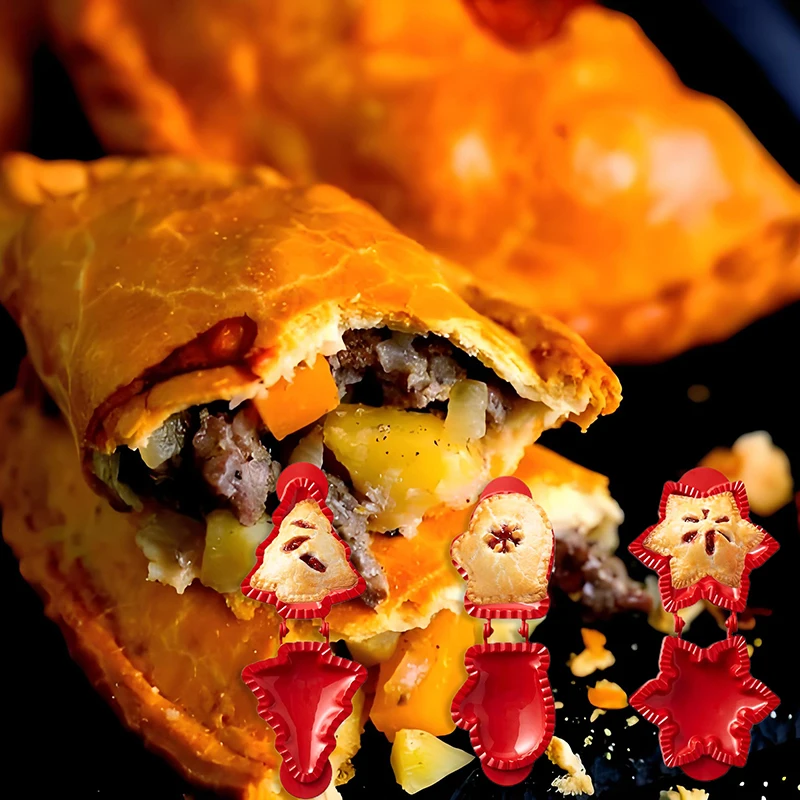 

Mini Hand Pie Baking Molds Dough Presser Pocket Pie Molds Christmas Festive Dough Press Tool