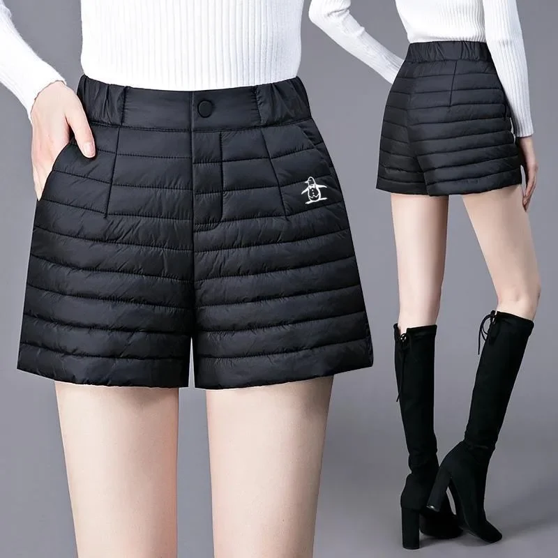 

New Shorts Autumn Winter Golf Wear Women 2024 Korean Luxury Golf Shorts Fashion High Waist Boots Shorts Women Golf Clothing