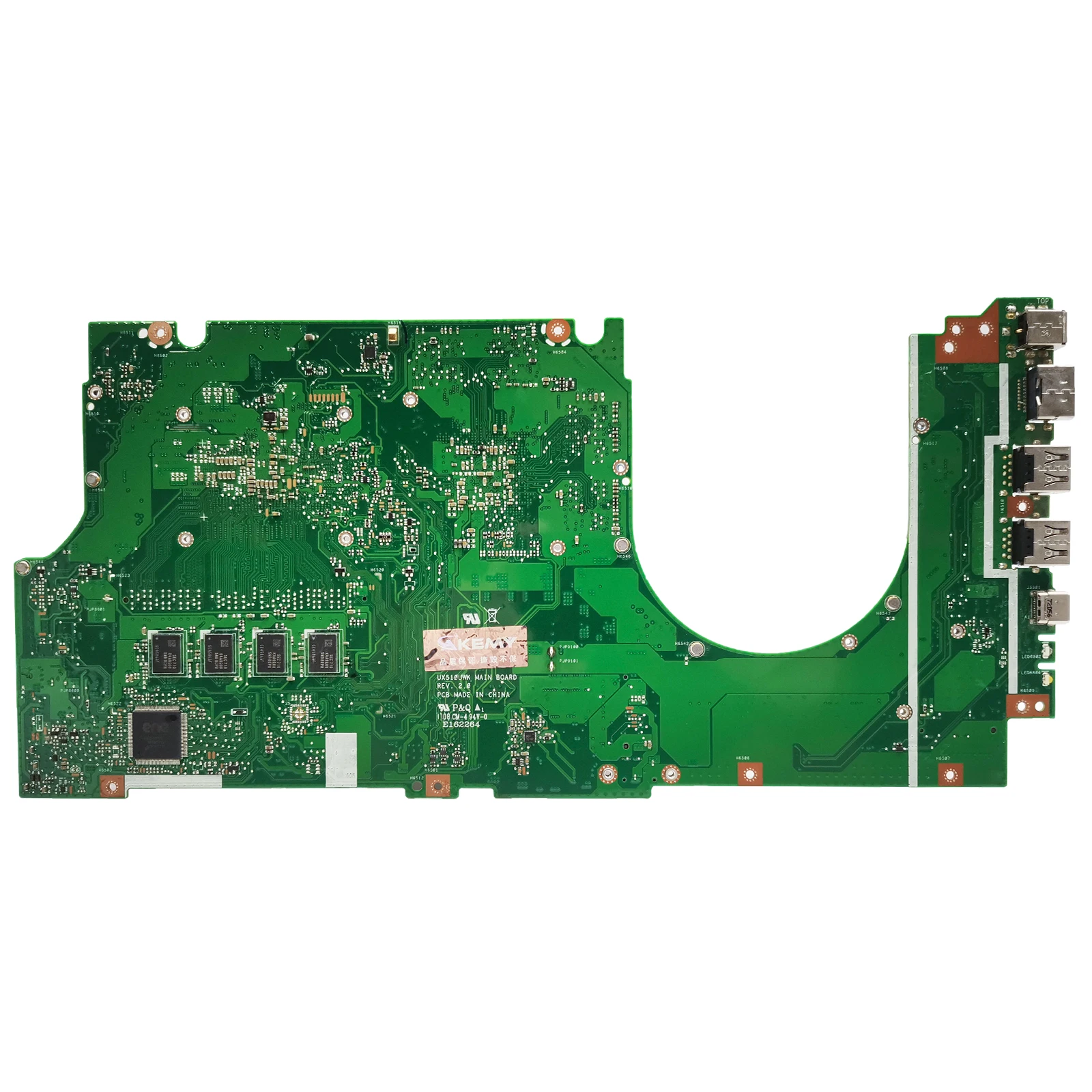 Carte mère d'ordinateur portable ASUS ZenPle, UX510UWK, UX510UW, UX510UXK, carte mère CPU I3, I5, I7, 6, 7th Isabel, 4G, 8G RAM, GTX950, GTX960M, affiliés