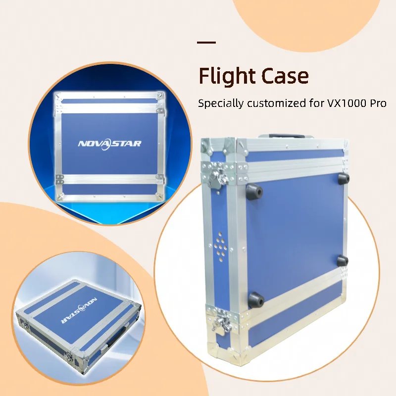 Novastar VX1000 Pro Video Processor with Flight Case Professional 10G Fiber Controller for LED Screen Display