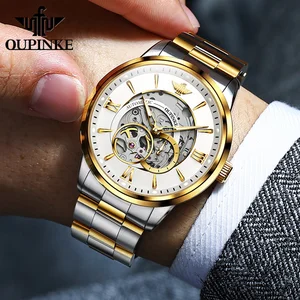 OUPINKE Japanische überlegene Marke importierte automatische Bewegung Water Proof Water Timing Code Luxus römische Skala Uhren Impuls 6 importierte Uhr der Hauptverkäufe - №4