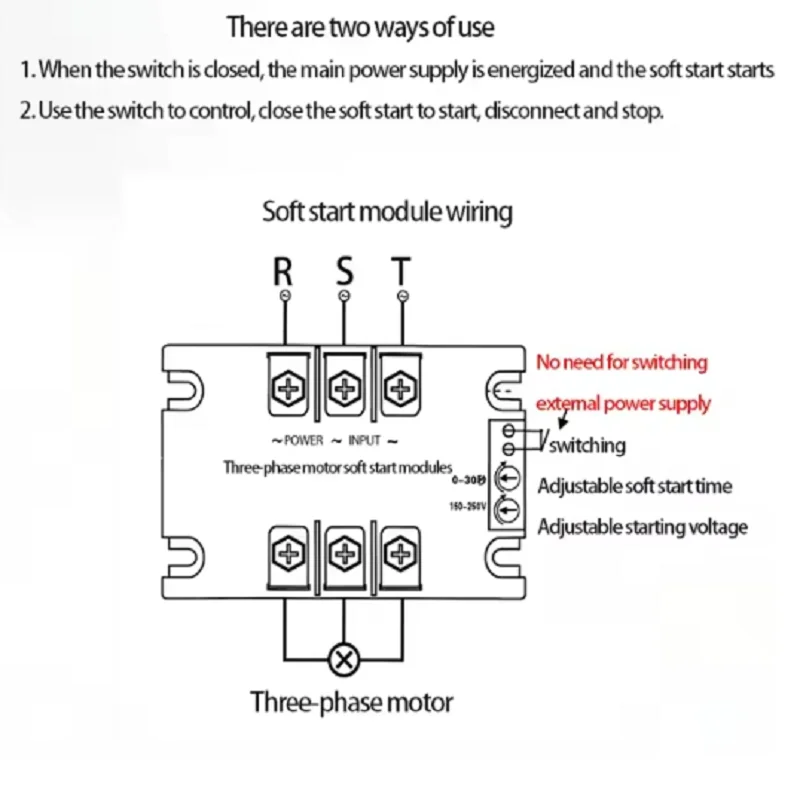 وحدة تشغيل ناعمة للمحرك ثلاثي الطور 1/2/3/4/5/6/8/10/12/15/18.5/20/22/25/30KW مروحة مضخة على الخط جهاز تشغيل وبطيئة #6
