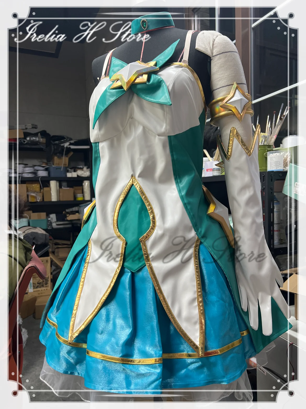 Irelia H Store Custom made/size LOL Star Guardian Soraka Cosplay Costume Halloween costumes women dress female