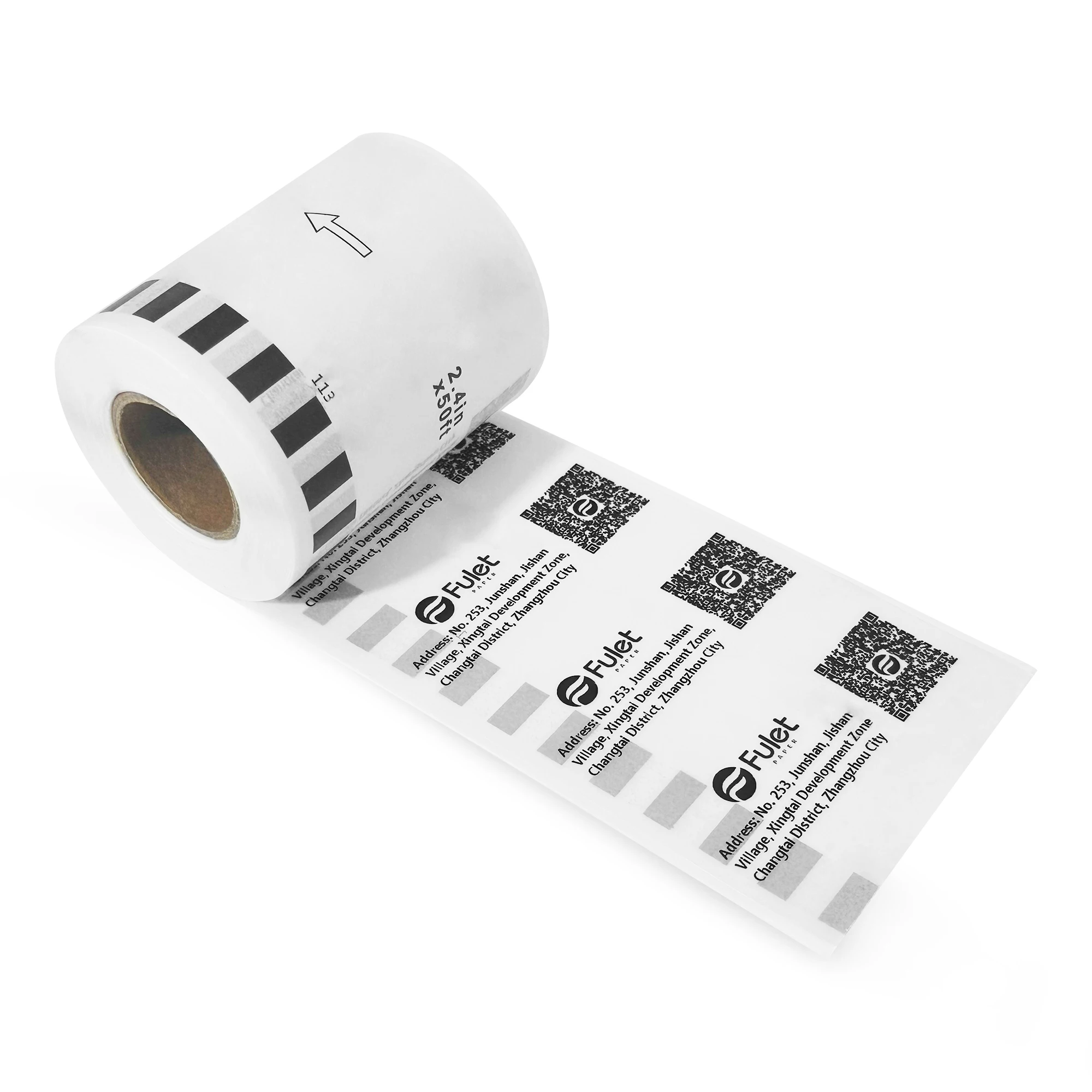 Brother DK-22113 Black on Clear Film Continuous Labels Width 62mm Label Roll excludidng label holder cartridge