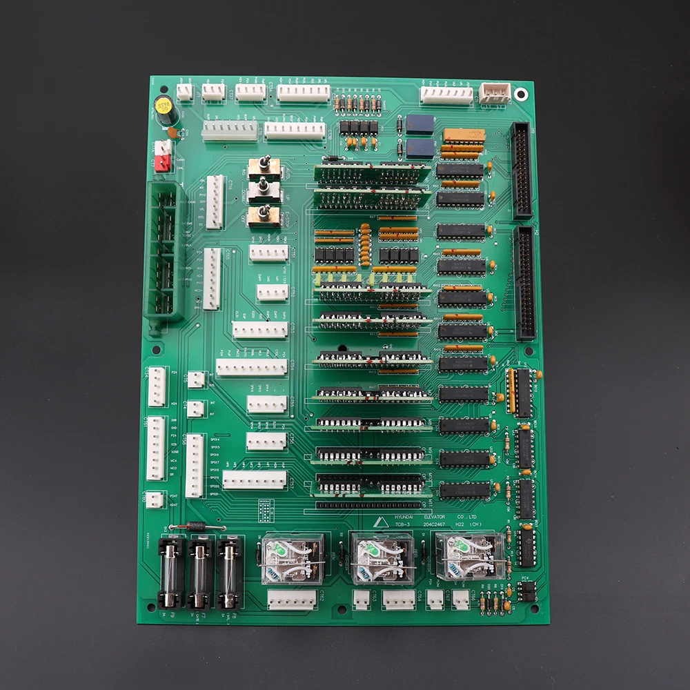 1pcs Applicable to Hyundai STVF5 Elevator control base piate board TCB-3 204c2467 H22 control cabinet auxiliary board