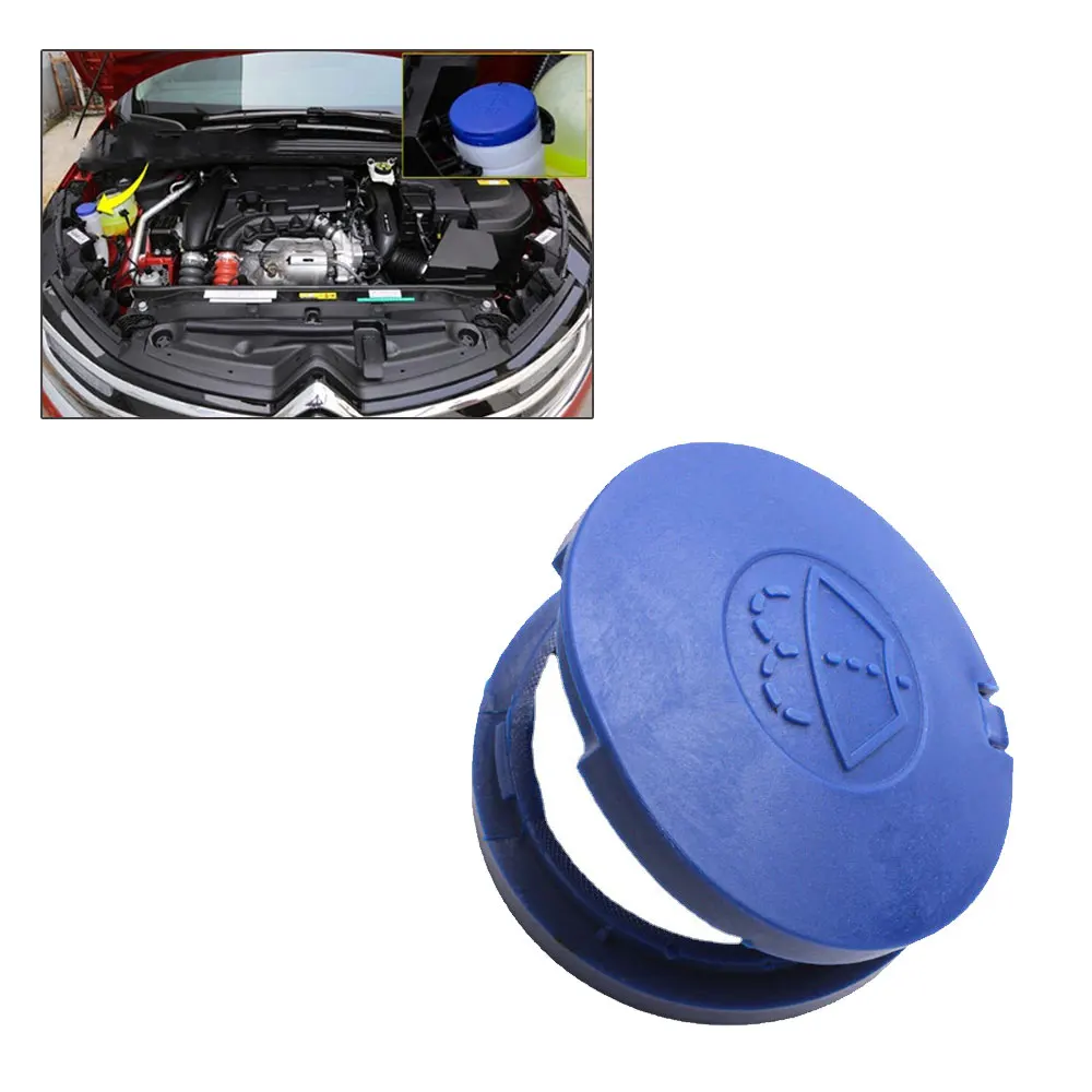 2023 2Pcs Car Windshield Wiper Washer Fluid Reservoir Lid Cover for toyota seat ateca vw golf 4 golf mk2 seat leon mk3 opel co