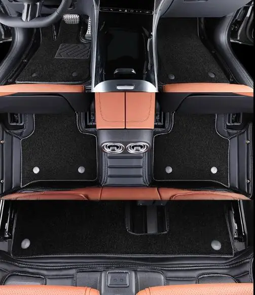 Custom car floor mats for Land Rover Defender 130 2026-2023 8 seats High quality rugs double layers carpets for Defender 2024