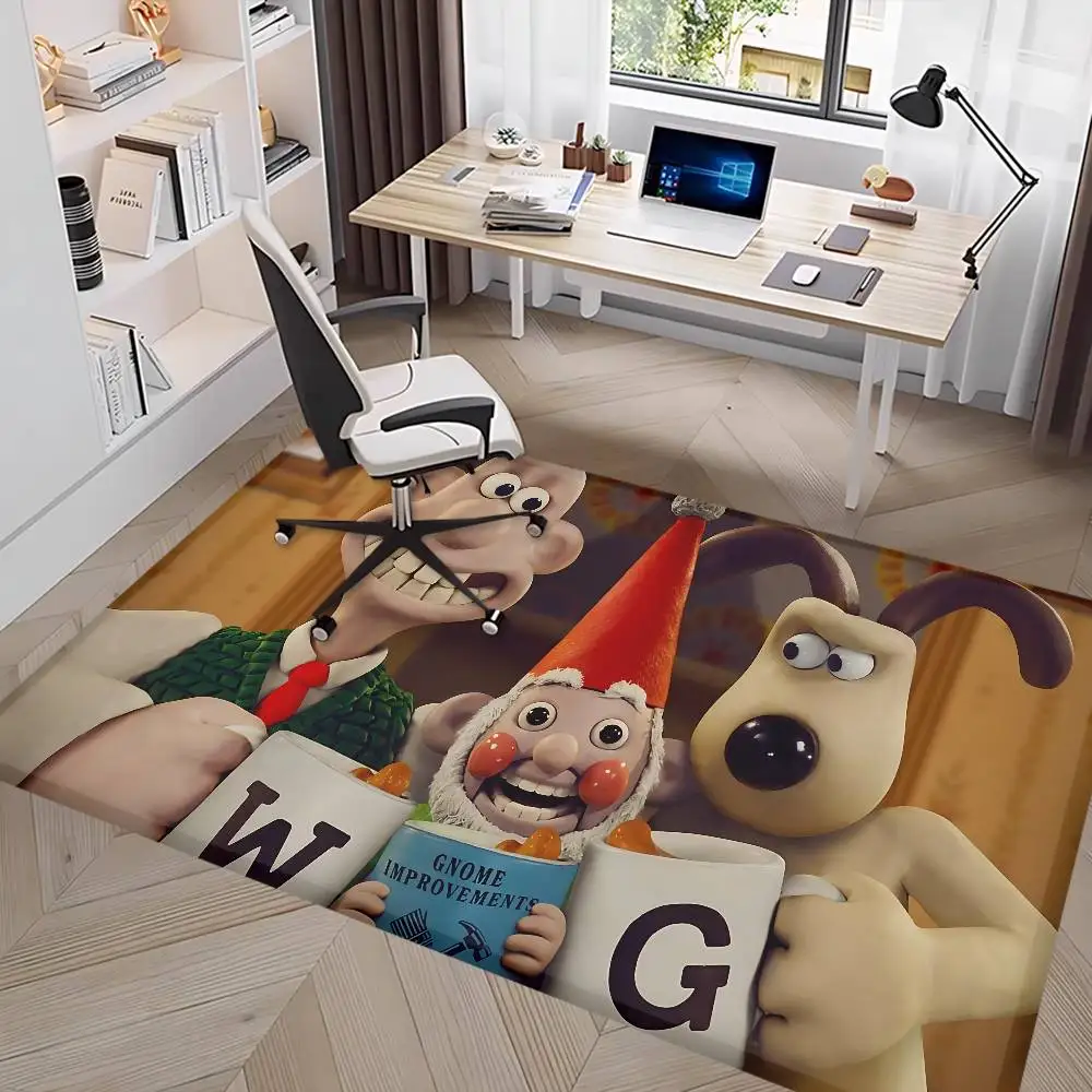 Wallace And G-GromitS Dog Floor Mat Cheaper Anti-slip Modern Living Room Balcony Printed Bedside Mats
