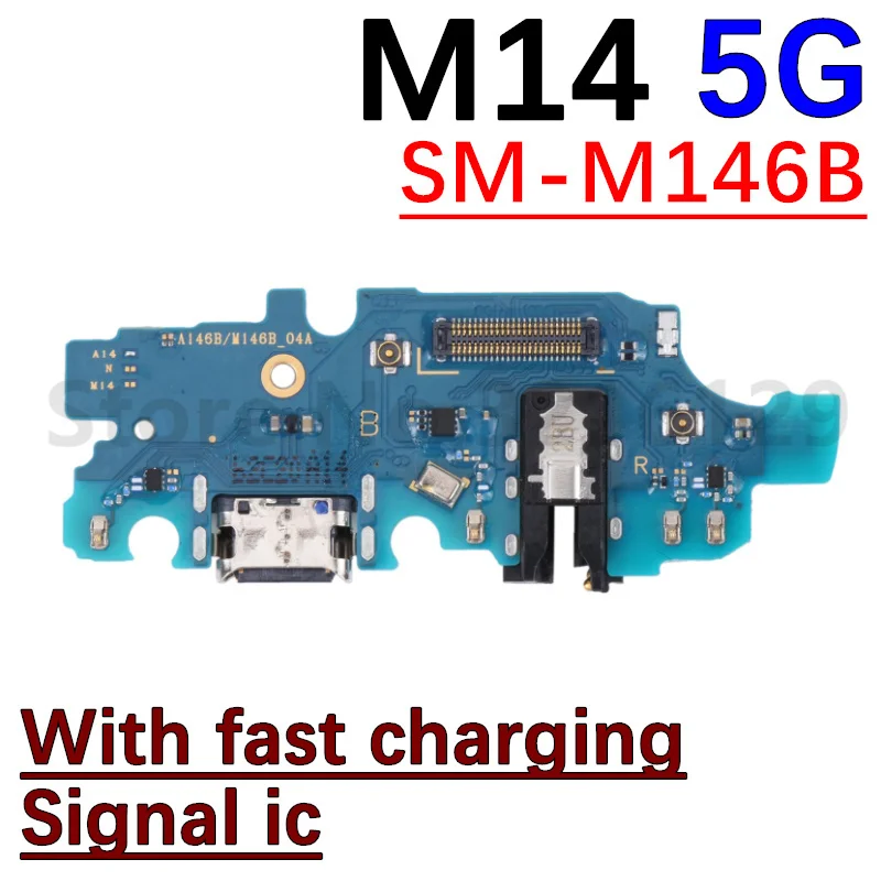 USB Charger Connector Charging Port Board For Samsung Galaxy M54 M34 M14 5G M546B M346B M146B Motherboard Flex Cable