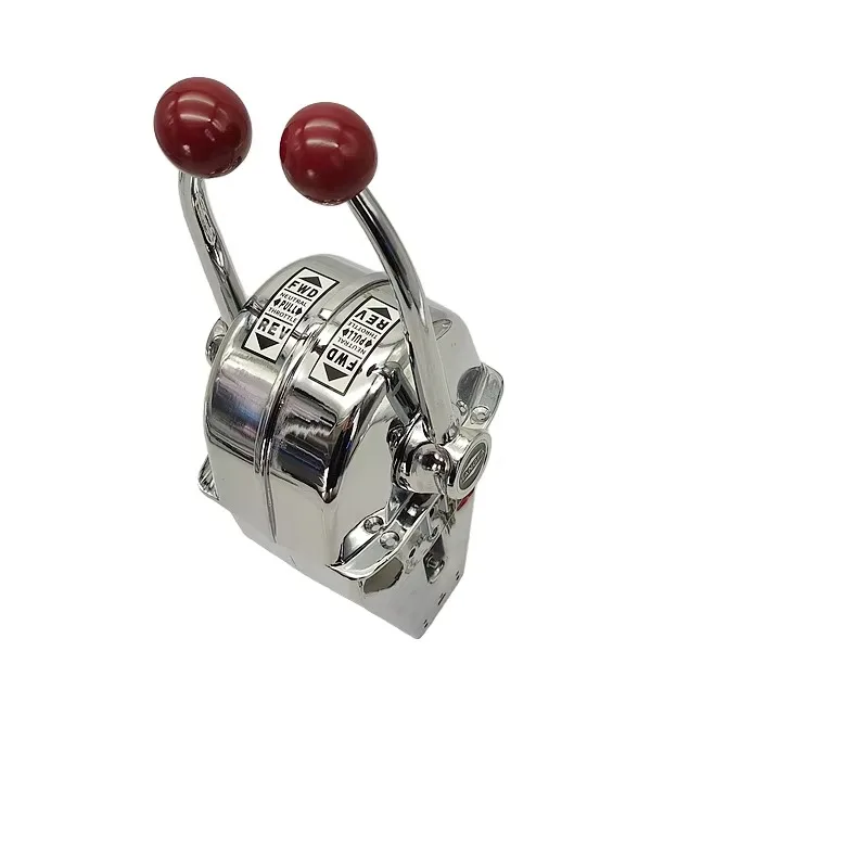 Morse MT-3 peça de alavanca de controle de barco, motor marinho, alça dupla, cabo de acelerador, joystick de controle