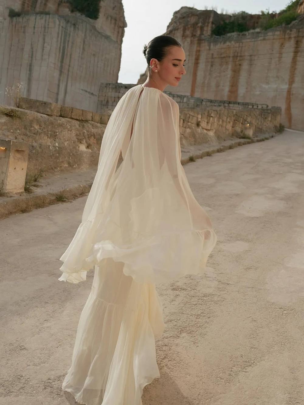 أنيقة ألف خط ثوب مسائي خط عنق على شكل قلب خارج الكتف فستان ستان كريستال الزينة حفل زفاف فساتين رسمية #2