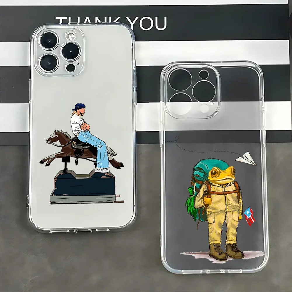 DTMF Debí Tirar Más Fotos Bad Bunny Handyhülle für iPhone 17 16 15 11 12 14 13 Pro Max Mini X XR 7 Plus 16E Air Stoßfeste Schutzhülle