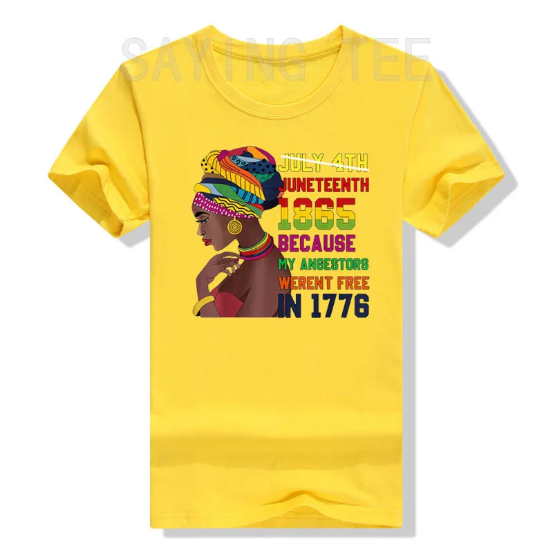 Juneteenth T-Shirt Women Black History Month Shirts African American Proud Tee Top Gift Short Sleeve Black-Pride Graphic Outfits