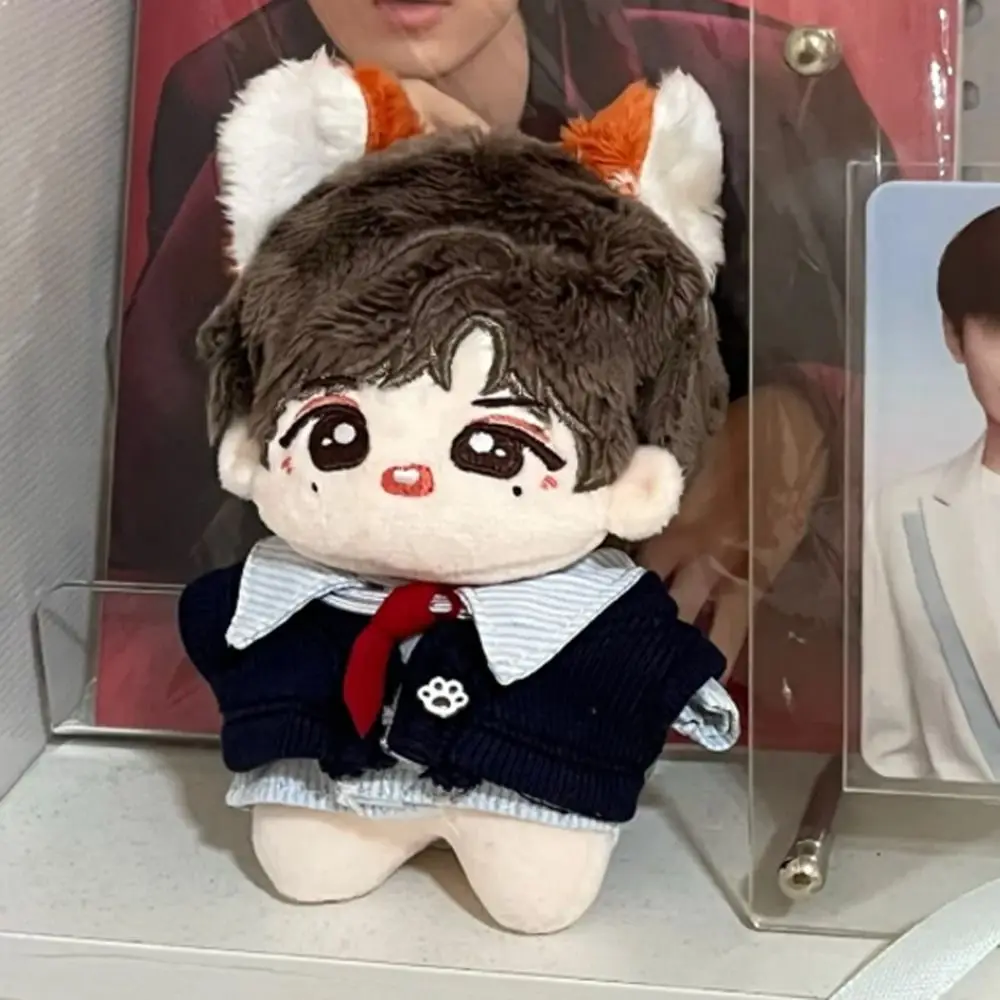 

Uniform 10cm Cotton Doll Clothes Shirt T-shirt Doll Clothes Outfit Lovely Pants Doll Dress Up Set Children's Gift