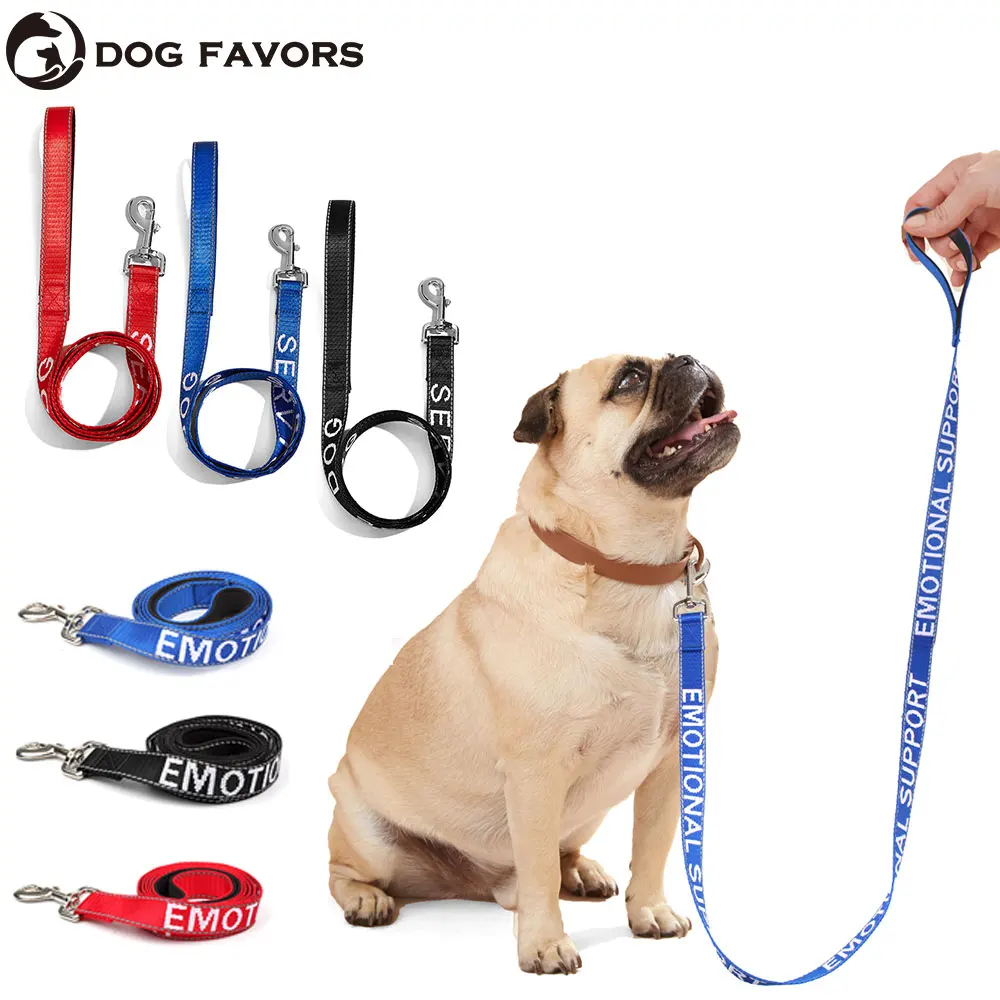 

Classic Nylon Dog Leashes With Reflective Function Durable Sturdy Rope For EMOTIONAL SUPPORT And SERVICE DOGS Pet Leash Supplies