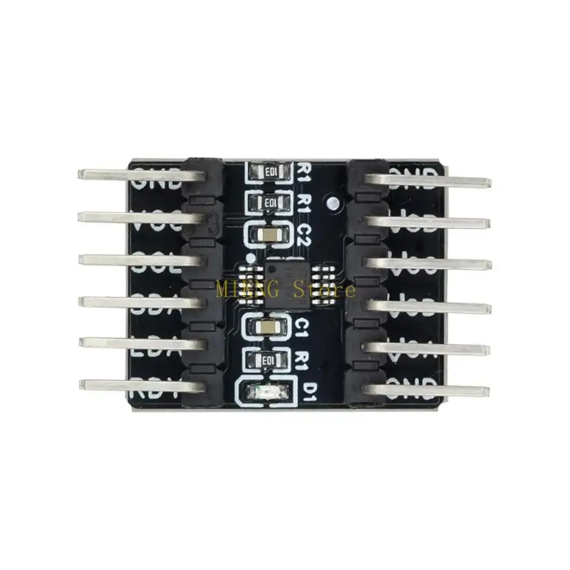 PCBs DACs Module MCP4728 12Bit I2C Converters Board with Label Pin for Breadboards Electronics Projects and Analogs Output
