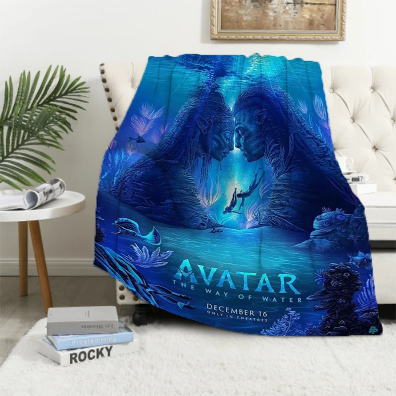 

Avatar Blanket for Sofa Blankets & Throws Microfiber Bedding Knee Fleece Fluffy Soft Nap Decorative Custom Thick Children's Cute