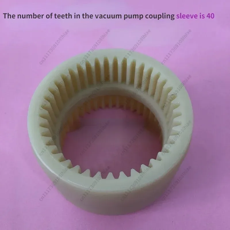 Vacuum Pump Coupling Connecting Shaft Sleeve Motor Parts Plastic Internal Gear Nylon Sleeve 34 40 50 Teeth