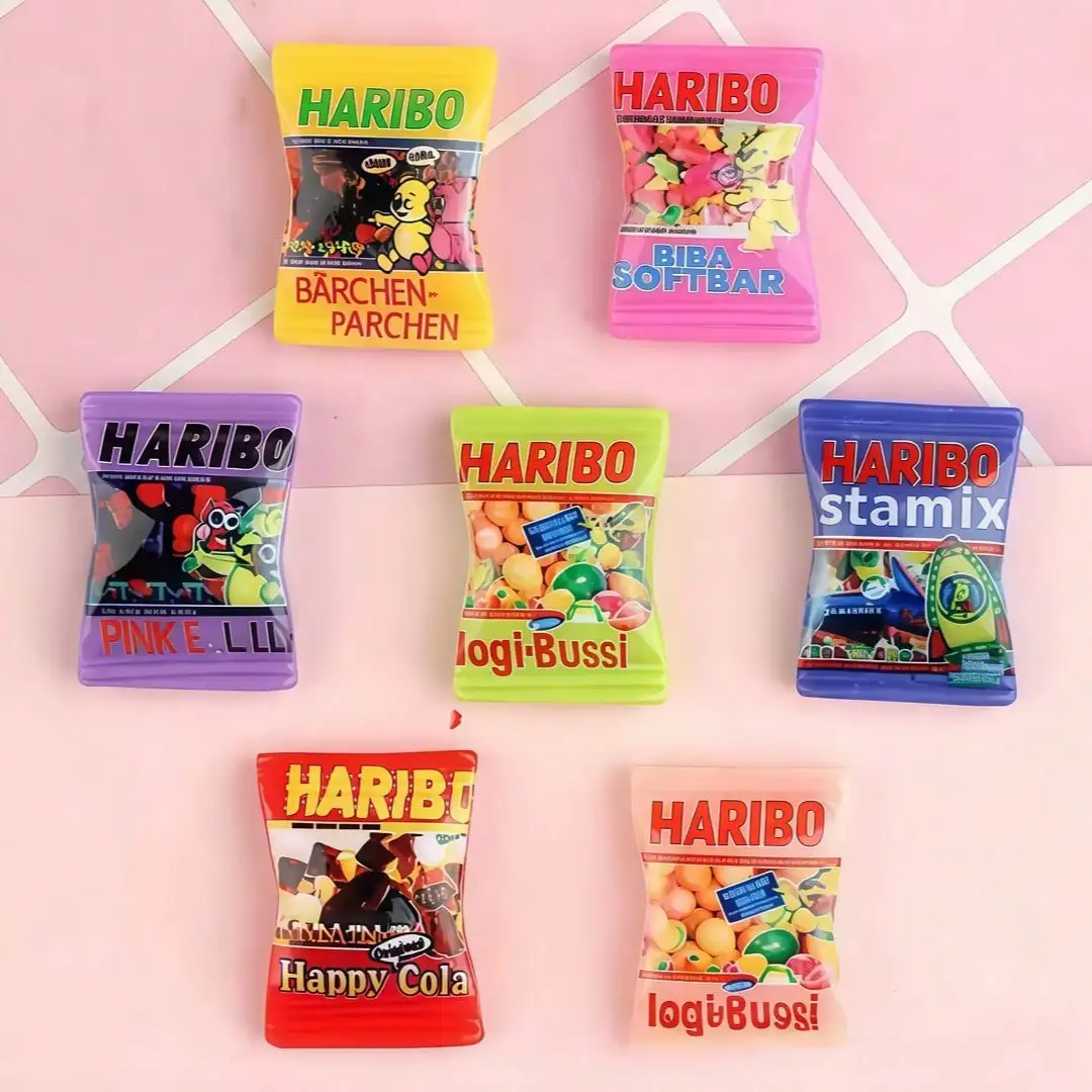 14-teiliges Mini 3D Snack-Chips-Taschen-Set, DIY Schmuckzubehör, Kreative Schlüsselanhänger, Harz-Lebensmittel-Thema, Geeignet für Perlenarbeiten und Schmuckherstellung – Detail 2
