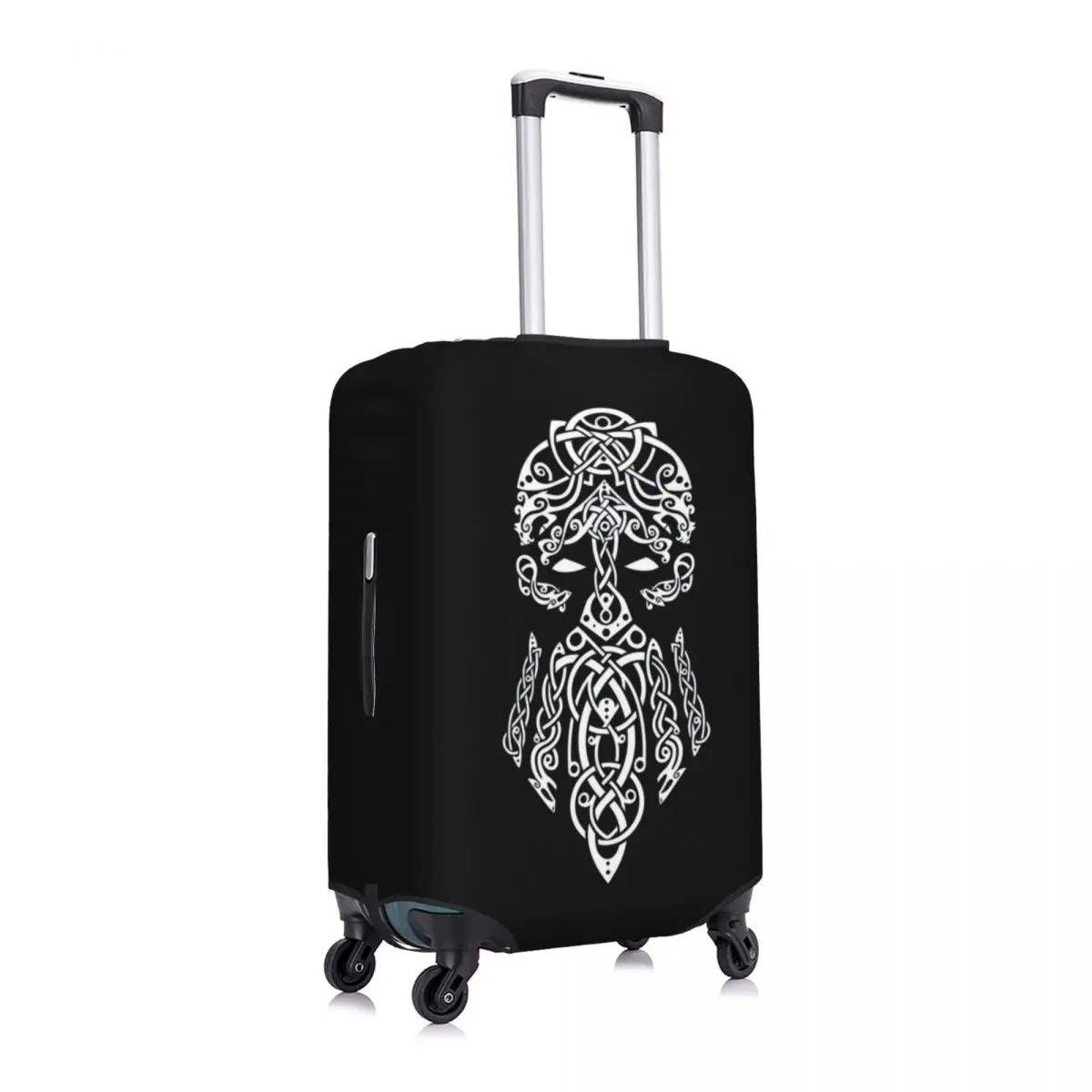 Norse God Of War bagagli parapolvere protettivo elastico impermeabile da 18-32 pollici copertura della valigia accessori da viaggio