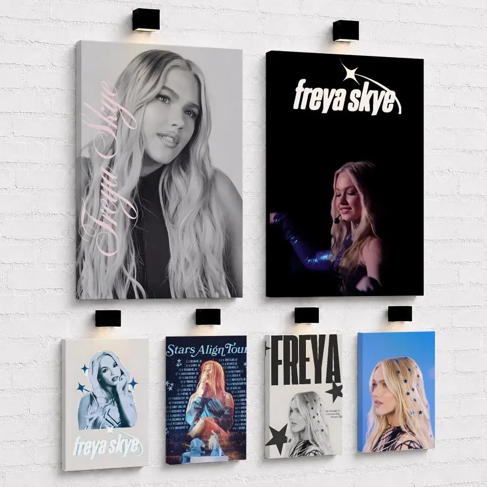 singer F-Freya Skye Dreamy Stylish Framed Wall Painting Framed Canvas Wall Art Print | Modern Poster | Home Hallway Decor