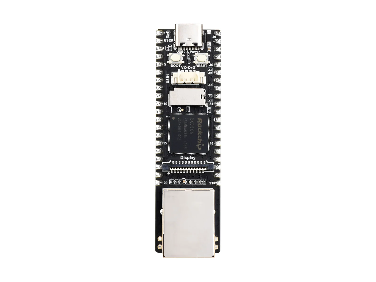 Scheda di sviluppo micro Linux Luckfox Lyra Plus RK3506G2, integra i processi Tripe-core ARM Cortex-A7 e ARM Cortex-M0