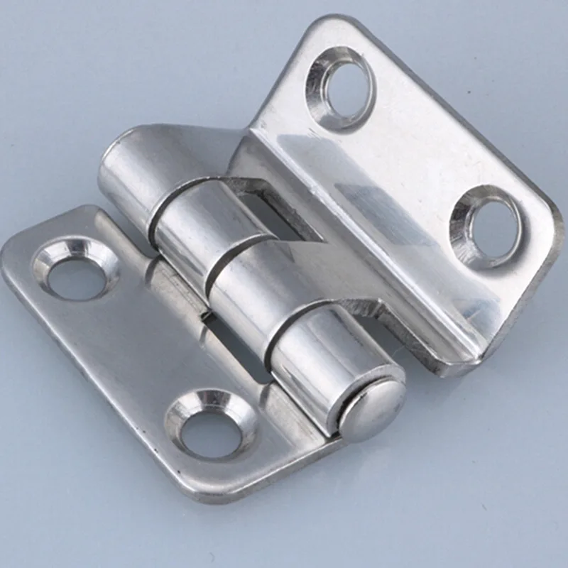 1pc Boat Cast Door Butt Hinges Four-section Stainless Steel Precision Casting Hinge For Yacht Boat Furniture Doors Accessories