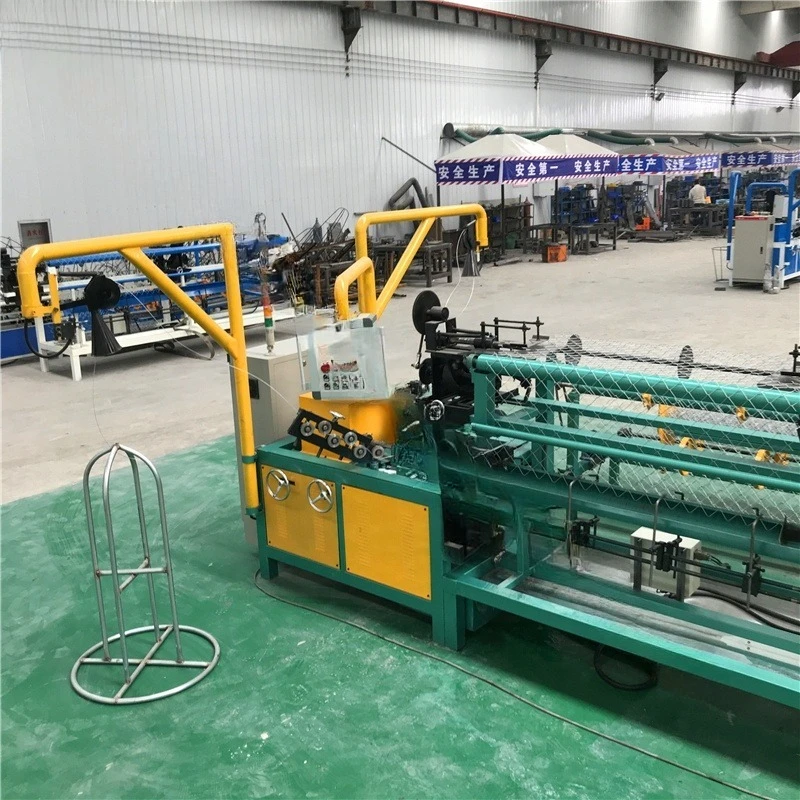 Automatic Double Wire Chain Link Fence Wire Netting Machine