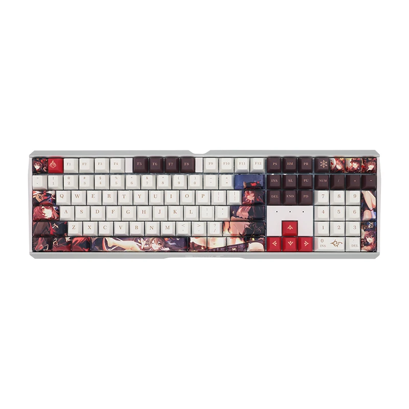 CHERRY MX2.0S MX3.0S Genshin Impact hutao Limited Edition Alloy RGB 109key Wired Mechanical Keyboard