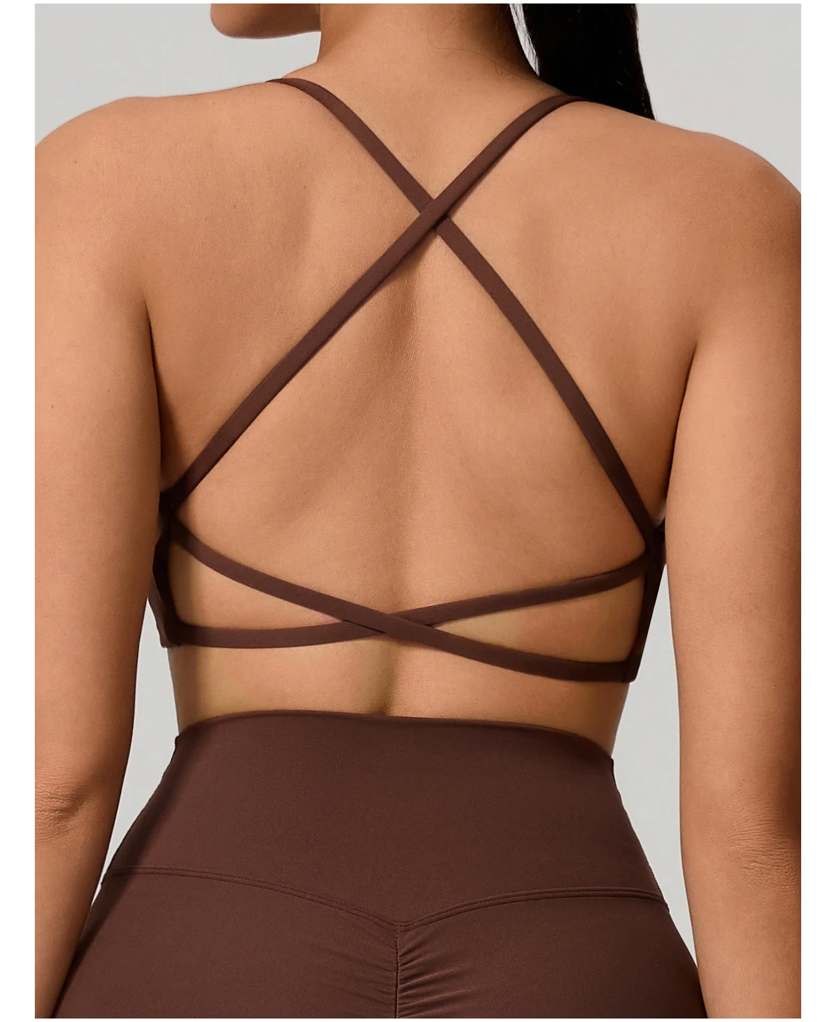 Hearuisavy Sommer Sexy Gym-Top für Damen, Lauf-BH mit Rückenkreuzung, Yoga-BH, Sport-BH, atmungsaktive Push-Up-Unterwäsche, Fitness-Workout-Top – Detail 27