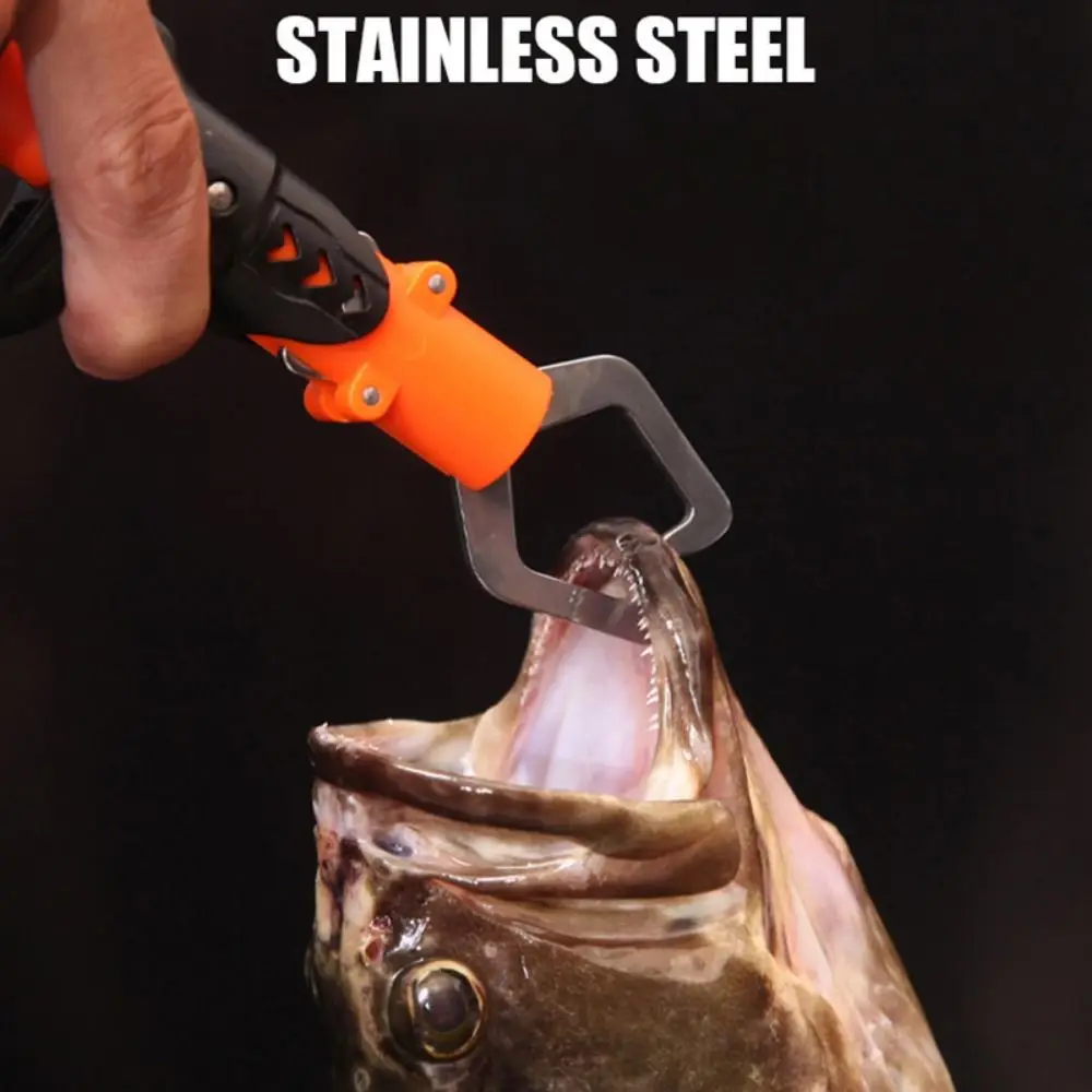 

Stainless Steel Fish Grip Lip Clamp High Closure Strength Not Easy To Loosen Fishing Gripper Multi-function Corrosion Resistance