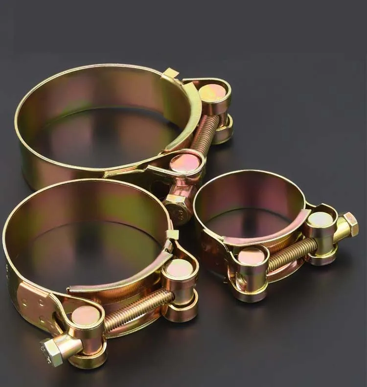 

Galvanized Carbon Steel European-Style Thickened Pipe Clamps Round Widened Fixed Clips forHose Clamps Water Hoses Flexible Hoses