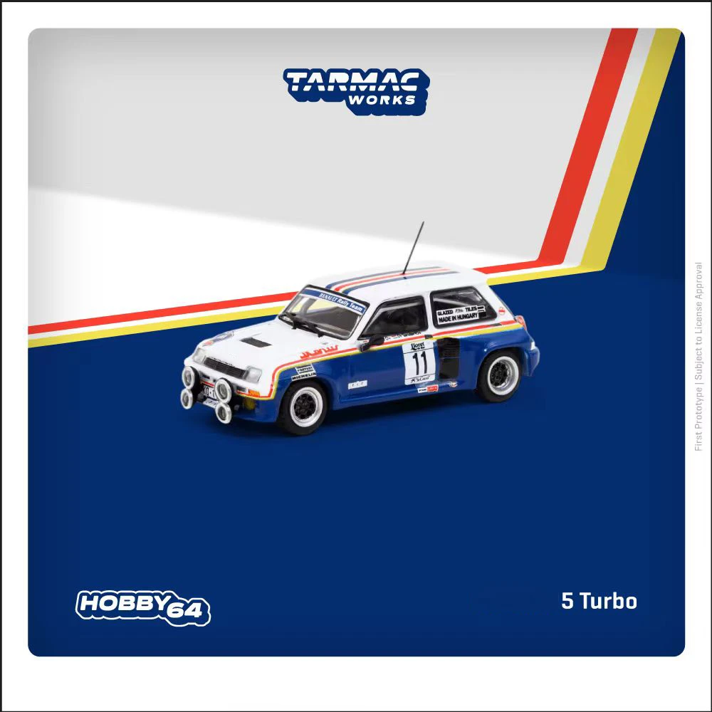 

PreSale TW 1:64 5 Turbo Rally Costa Brava 1985 Diecast Diorama Car Model Collection Miniature Toys Tarmac Works