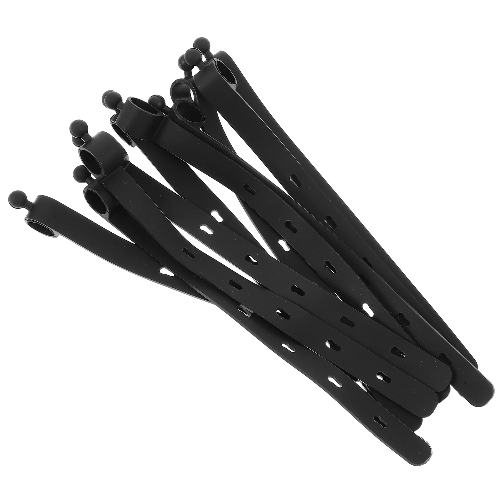 

10Pcs Silicone Cable Ties Durable Practical Zip Ties for Managing Cables At Home Or Office Tie Wire Wire Organizers for Cords