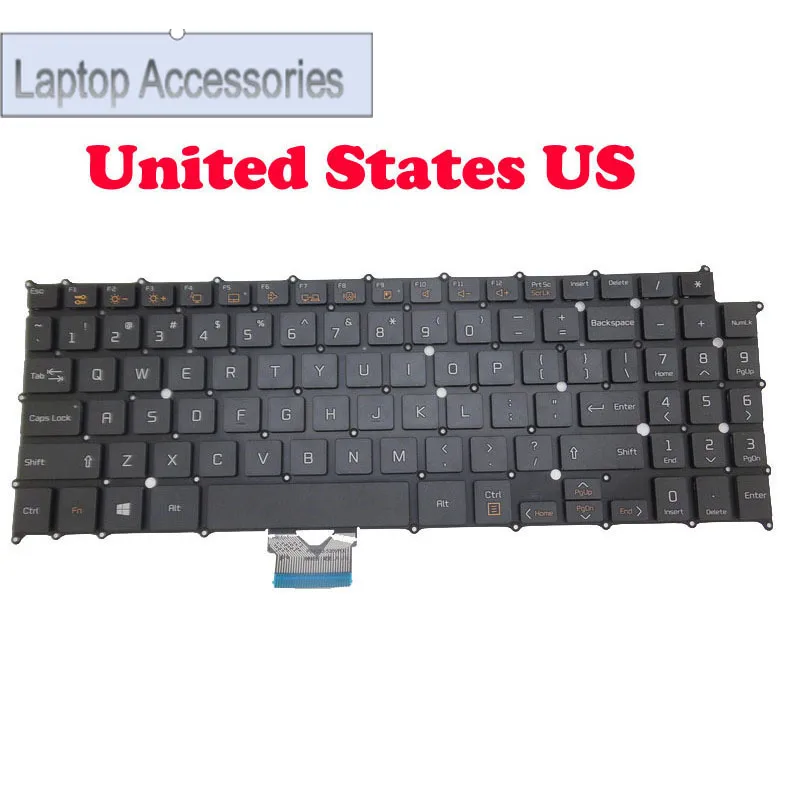 F Black/White Laptop KR US SP Keyboard For LG 15Z960 15Z960-A 15Z960-G 15Z960-T 15ZD960 15Z975 15Z975-G 15Z975-U No Frame New