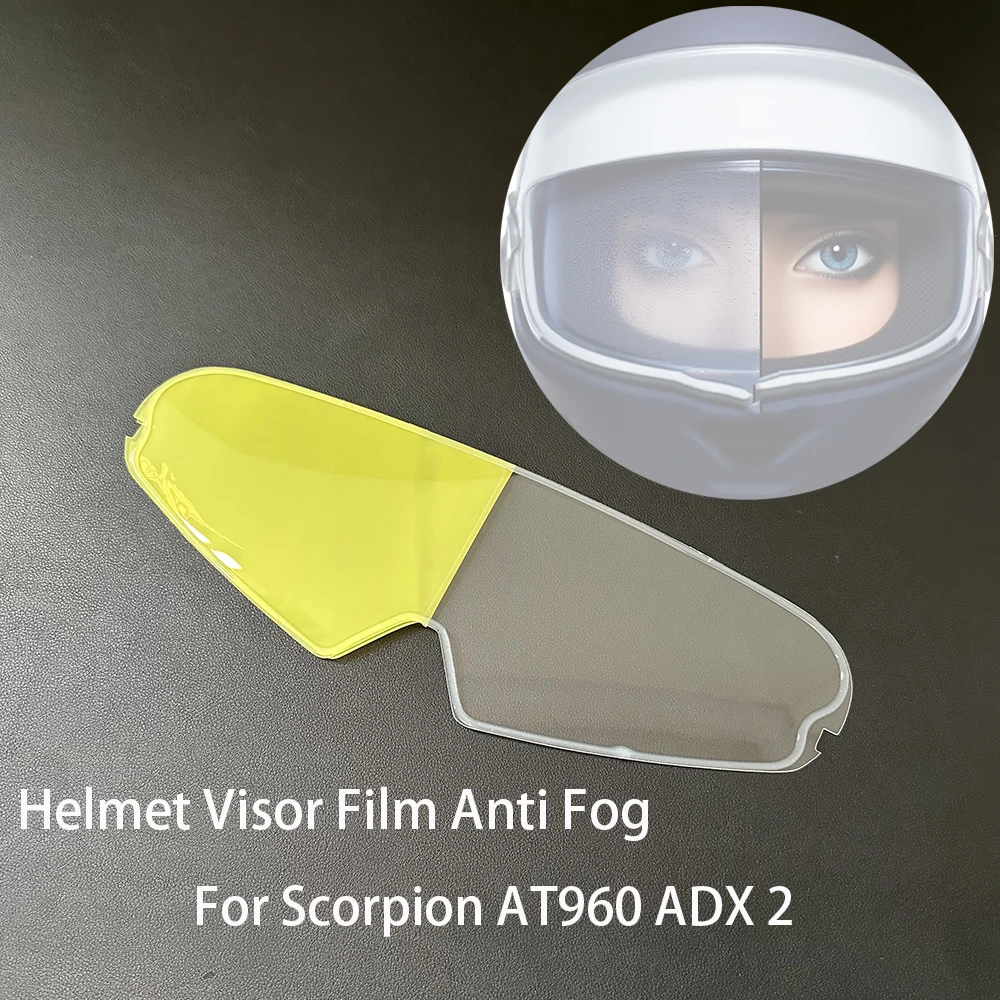 Motorcycle Helmet Visor Film Anti Fog For Scorpion AT960 ADX 2 Anti Fog Lens Helmet Accessories