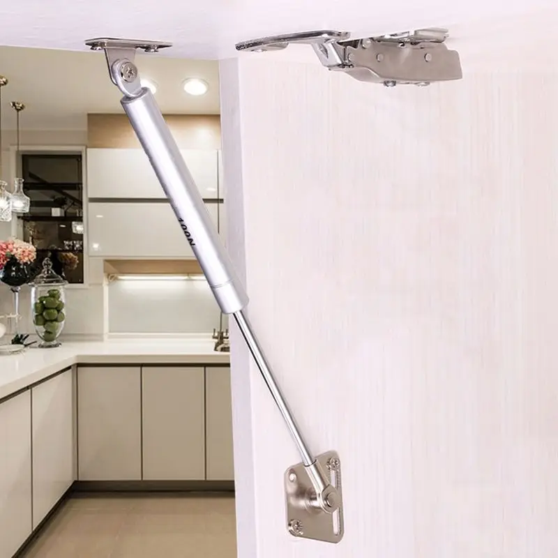 Hydraulic Gas Spring Lid Support Hinge Heavy Duty Lid Stay 100N/10kg with Soft Close Support Furniture Kitchen Cabinet Hinge